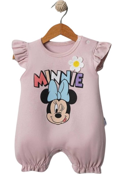 Mınnıe Baskılı Kız Tulum