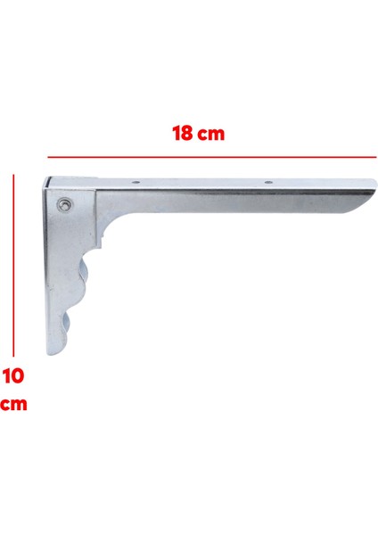 Metal Katlanır Raf Altı Ayağı Duvara Monteli Balkon Masası Sehpası Montajı 18 x 10 cm (2 Adet) modelleri