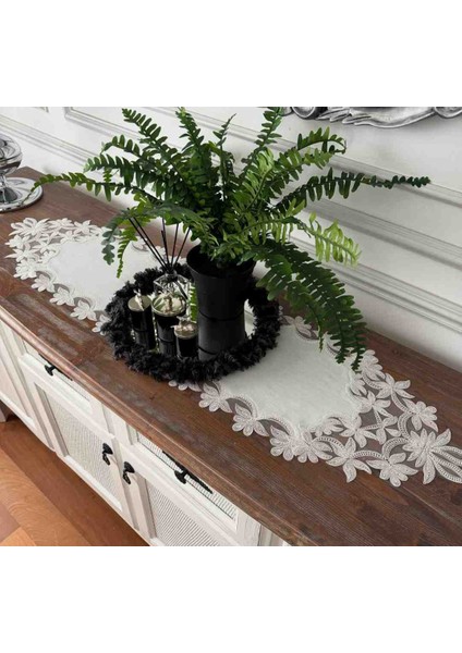 Zeynoceyiz 5 Parça Lüx Gardenya Keten Salon Takımı (Kutulu) fiyatları