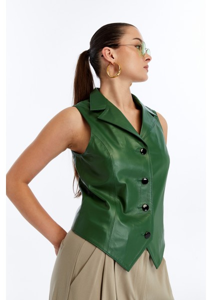 Kadın Hakiki Deri Yelek fiyatları