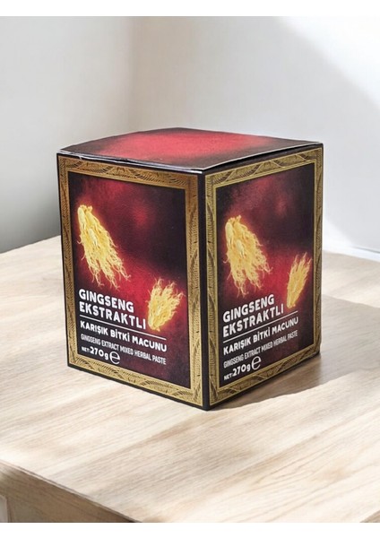 Ginsengli Propolisli Gingseng Ekstraktlı (Kuvvet Performans)Bistkisel Ginseng Macun 270 gr