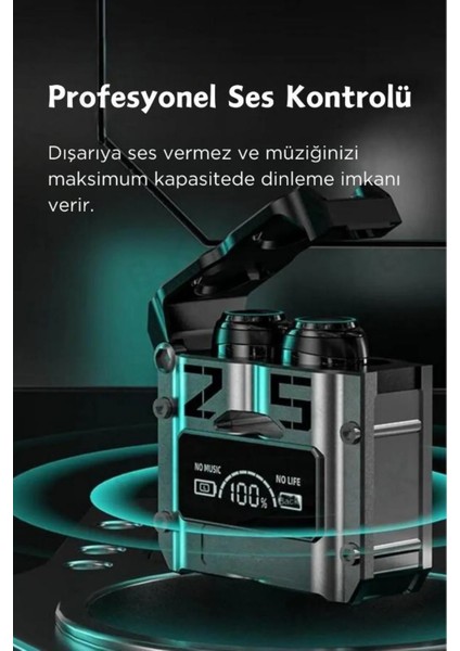 M25 Kablosuz Kulakiçi 5.3 Bluetooth Oyuncu Kulaklık LED Işık, Powerbank Özellikli Kutu Tws Teknolojisi ve Ekran Göstergesi ile Yüksek Performanslı Gaming Kulaklık modelleri