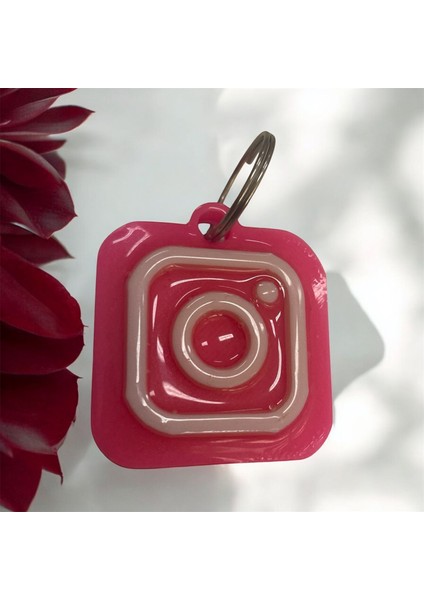 Instagram Nfc Anahtarlık-sosyal medya anahtarlığı