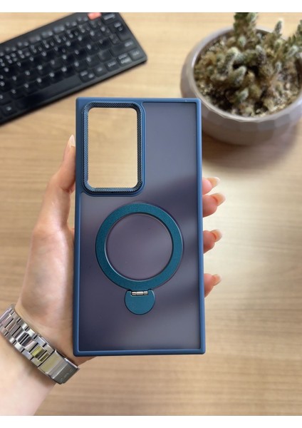 Samsung S24 Ultra Standlı ve Magsafe Kılıf SOOCASE622
