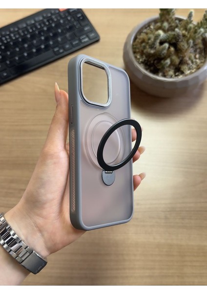 iPhone 15 Pro Max Standlı ve Magsafe Kılıf SOOCASE622