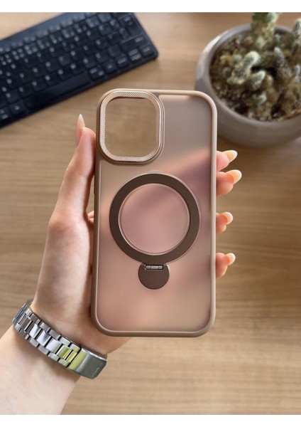iPhone 16 Pro Standlı ve Magsafe Kılıf SOOCASE622