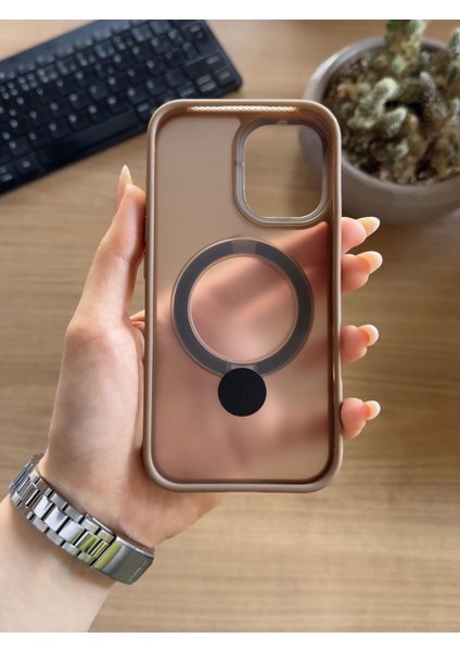 iPhone 16 Pro Standlı ve Magsafe Kılıf SOOCASE622