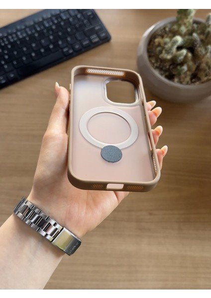 iPhone 16 Pro Standlı ve Magsafe Kılıf SOOCASE622