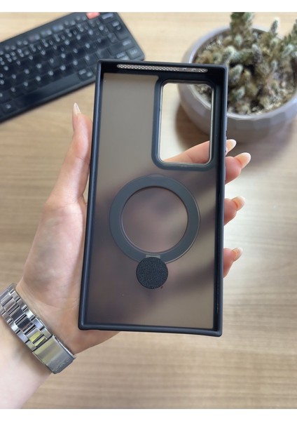 Samsung S24 Ultra Standlı ve Magsafe Kılıf SOOCASE622 modelleri