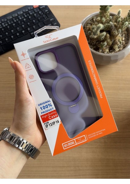 iPhone 13/14 Standlı ve Magsafe Kılıf SOOCASE622