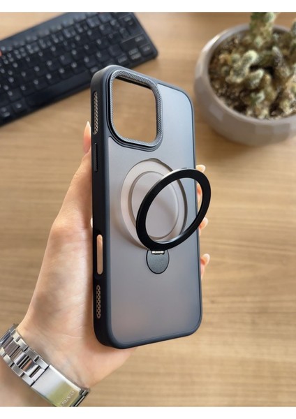 iPhone 16 Pro Max Standlı ve Magsafe Kılıf SOOCASE622