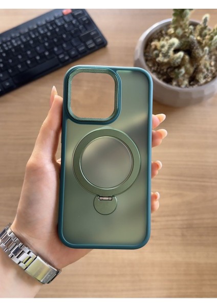 iPhone 15PRO Standlı ve Magsafe Kılıf SOOCASE622