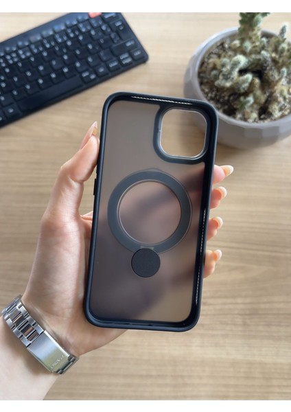 iPhone 12/12 Pro Standlı ve Magsafe Kılıf SOOCASE622