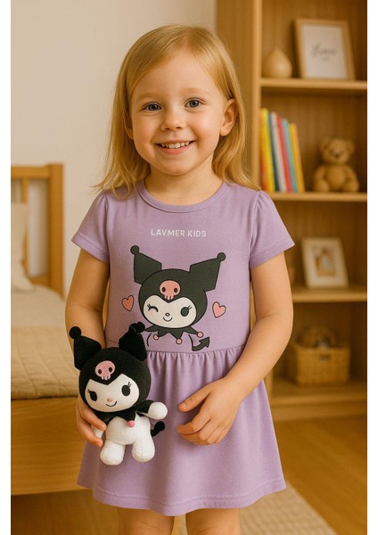 Kuromi Kız Çocuk Elbise modelleri