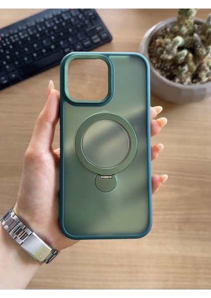 iPhone 16 Pro Max Standlı ve Magsafe Kılıf SOOCASE622