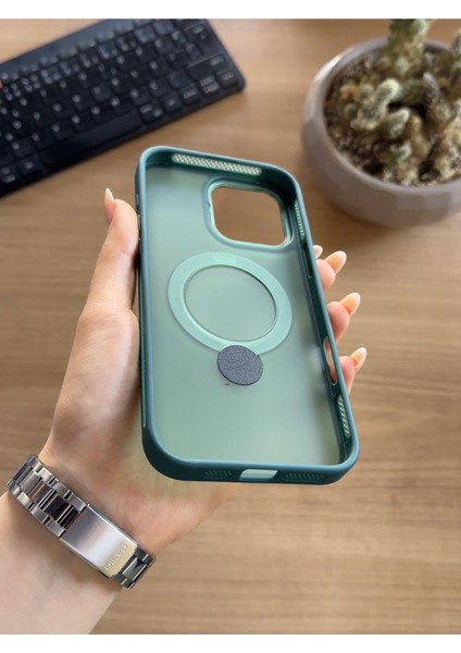 iPhone 16 Pro Max Standlı ve Magsafe Kılıf SOOCASE622