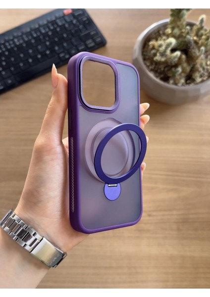 iPhone 15PRO Standlı ve Magsafe Kılıf SOOCASE622