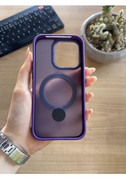 iPhone 15PRO Standlı ve Magsafe Kılıf SOOCASE622