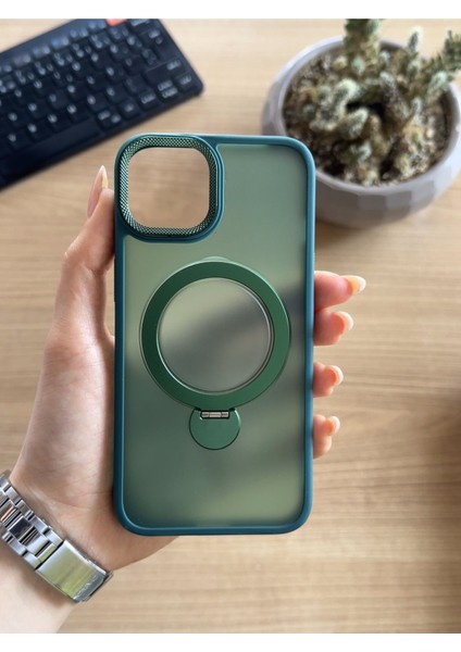 iPhone 12/12 Pro Standlı ve Magsafe Kılıf SOOCASE622