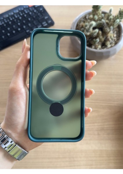 iPhone 12/12 Pro Standlı ve Magsafe Kılıf SOOCASE622