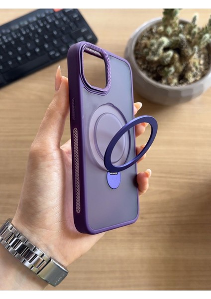 iPhone 15 Standlı ve Magsafe Kılıf SOOCASE622