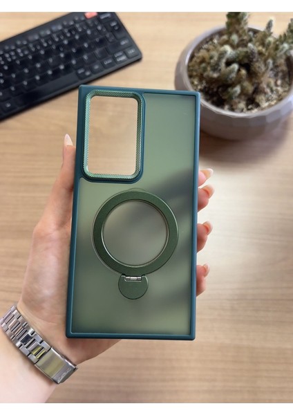 Samsung S24 Ultra Standlı ve Magsafe Kılıf SOOCASE622