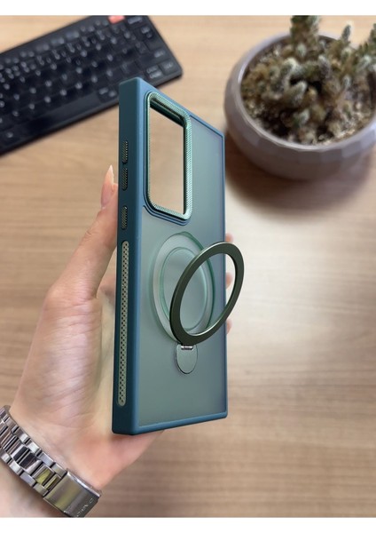 Samsung S24 Ultra Standlı ve Magsafe Kılıf SOOCASE622 fiyatları