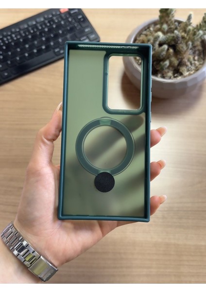 Samsung S24 Ultra Standlı ve Magsafe Kılıf SOOCASE622 modelleri