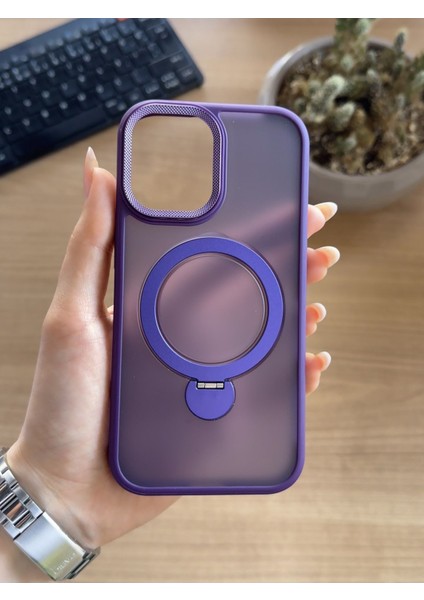 iPhone 16 Standlı ve Magsafe Kılıf SOOCASE622