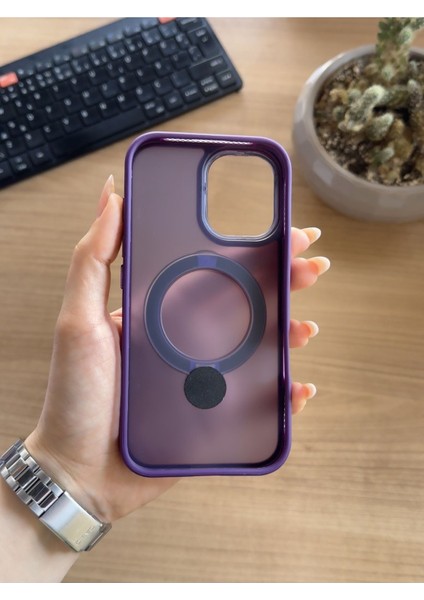 iPhone 16 Standlı ve Magsafe Kılıf SOOCASE622