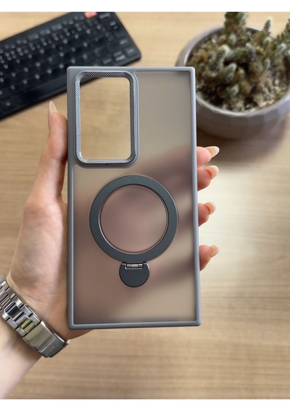 Samsung S24 Ultra Standlı ve Magsafe Kılıf SOOCASE622