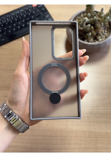 Samsung S24 Ultra Standlı ve Magsafe Kılıf SOOCASE622 modelleri