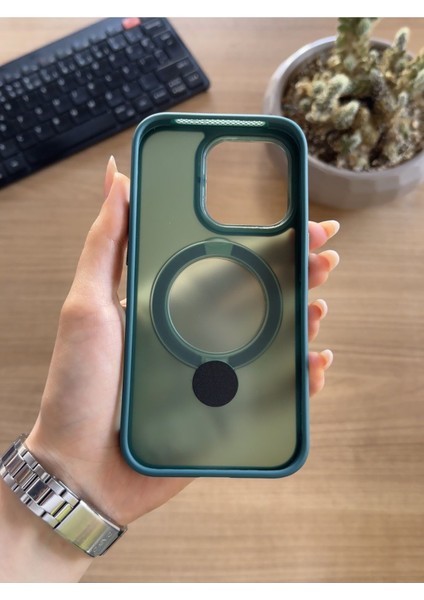 iPhone 15PRO Standlı ve Magsafe Kılıf SOOCASE622