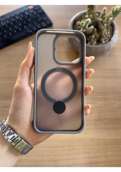 iPhone 14 Pro Standlı ve Magsafe Kılıf SOOCASE622