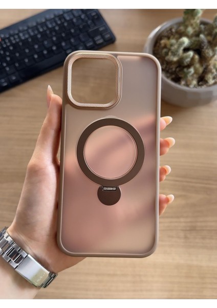 iPhone 16 Pro Max Standlı ve Magsafe Kılıf SOOCASE622