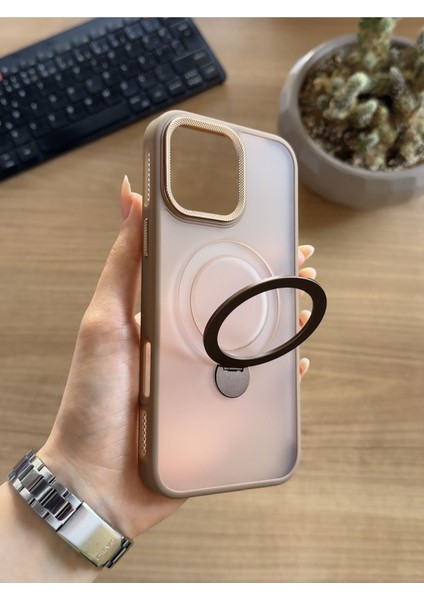 iPhone 16 Pro Max Standlı ve Magsafe Kılıf SOOCASE622