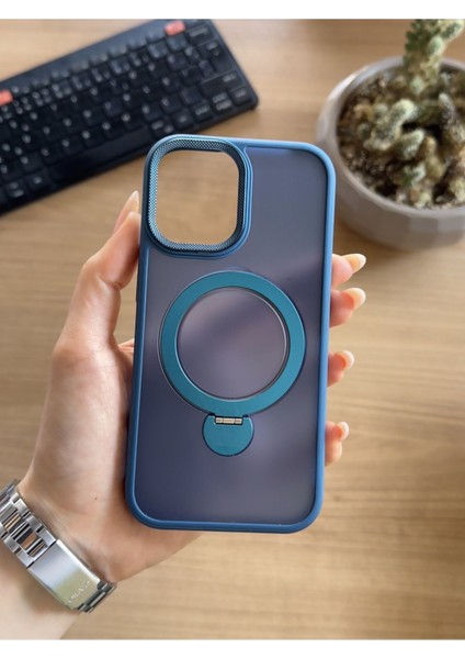 iPhone 16 Pro Standlı ve Magsafe Kılıf SOOCASE622