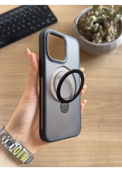 iPhone 14 Pro Max Standlı ve Magsafe Kılıf SOOCASE622