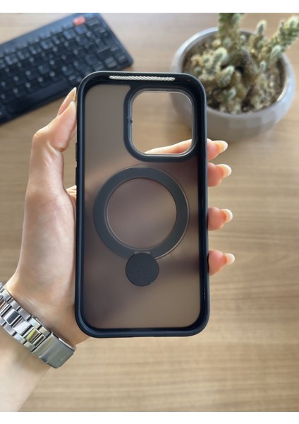 iPhone 15PRO Standlı ve Magsafe Kılıf SOOCASE622