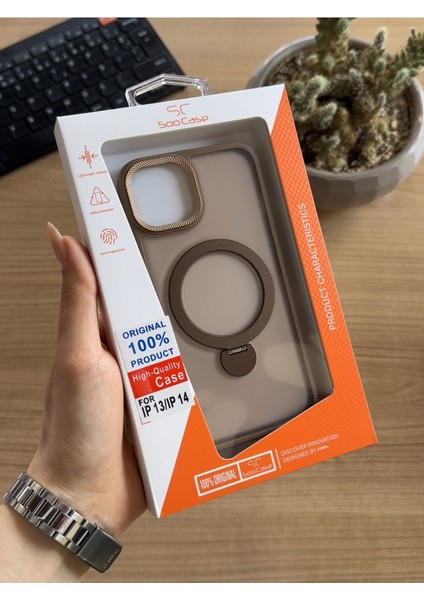 iPhone 13/14 Standlı ve Magsafe Kılıf SOOCASE622