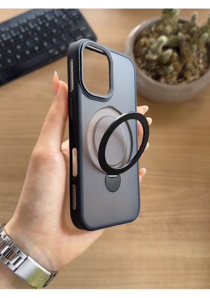 iPhone 16 Pro Standlı ve Magsafe Kılıf SOOCASE622