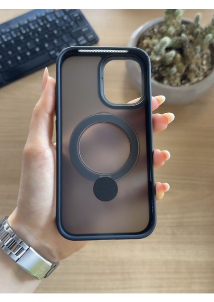 iPhone 16 Pro Standlı ve Magsafe Kılıf SOOCASE622