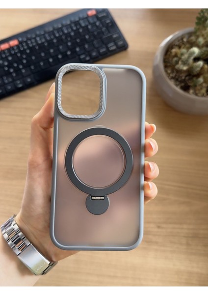iPhone 16 Pro Standlı ve Magsafe Kılıf SOOCASE622