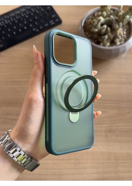 iPhone 14 Pro Max Standlı ve Magsafe Kılıf SOOCASE622