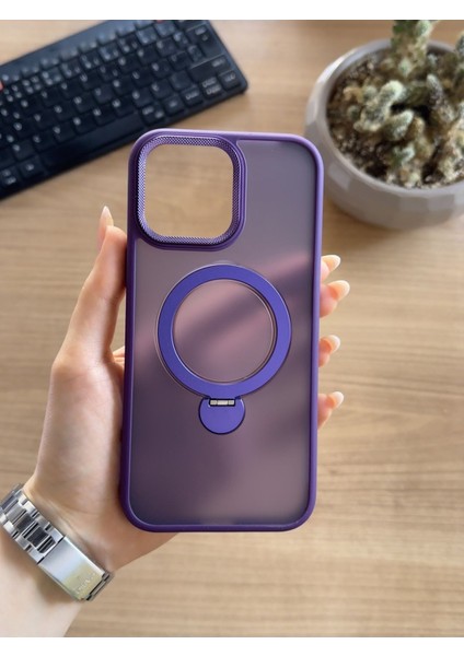 iPhone 16 Pro Max Standlı ve Magsafe Kılıf SOOCASE622