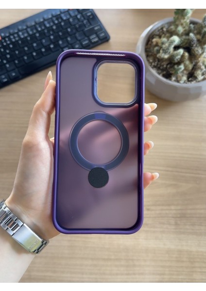 iPhone 16 Pro Max Standlı ve Magsafe Kılıf SOOCASE622