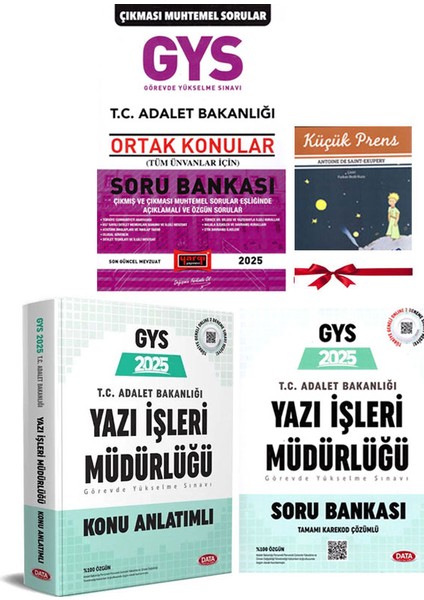 2025 Yargı Gys Adalet Bakanlığı Yazı Işleri Müdürlüğü Konu Soru ve Ortak Konular Soru Bankası