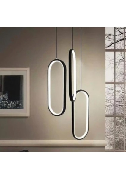 3'lü Sarkıt, 3 Renk Işık Özellikli LED Avize fiyatları