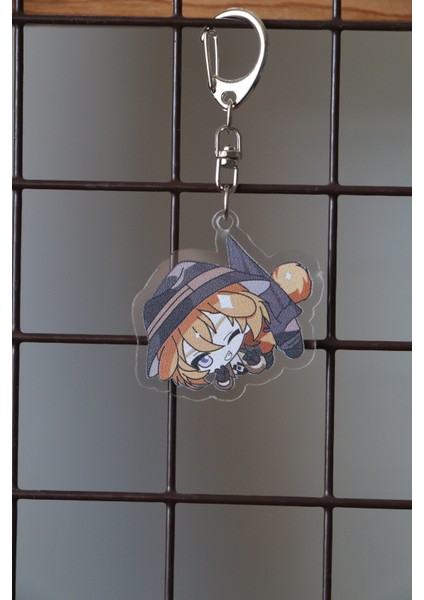 Bungou Stray Dogs Chuya Nakahara 5cm Akrilik Anahtarlık - Çanta Süsü -Anime Aksesuar