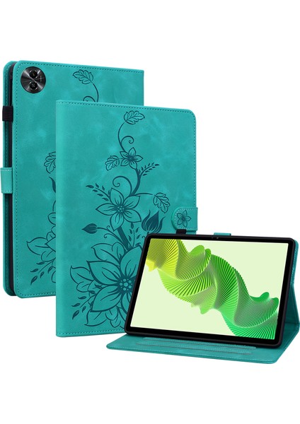 Realme Pad 2 11.5 Için Tablet Kılıfı Dayanıklı Esnek Tpu Kapak Ayarlanabilir Stand Kart Yuvaları ve Kaymaz Yivler (Yurt Dışından)